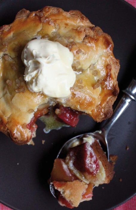 Pear, Rhubarb And Ginger Pies