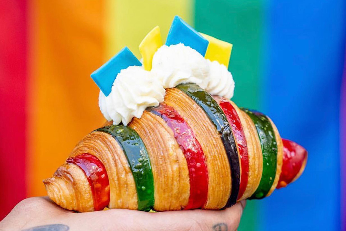 Celebrate Mardi Gras with a Golden Gaytime croissant
