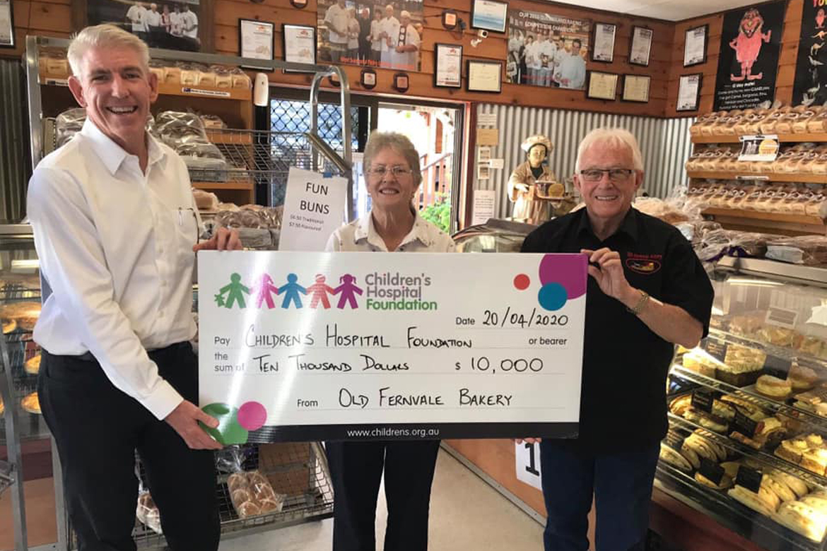 Old Fernvale Bakery raises $10k for sick children