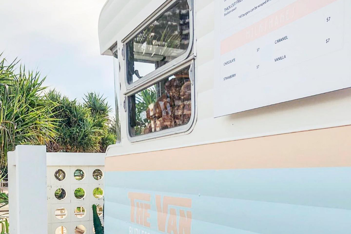 Livin' in the 70s at Burleigh with new bakery van