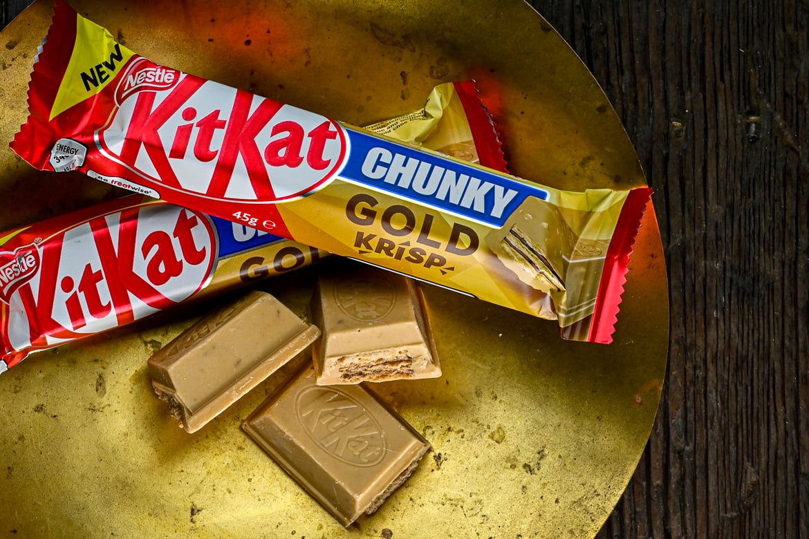 KitKat's Chunky and Gold come together