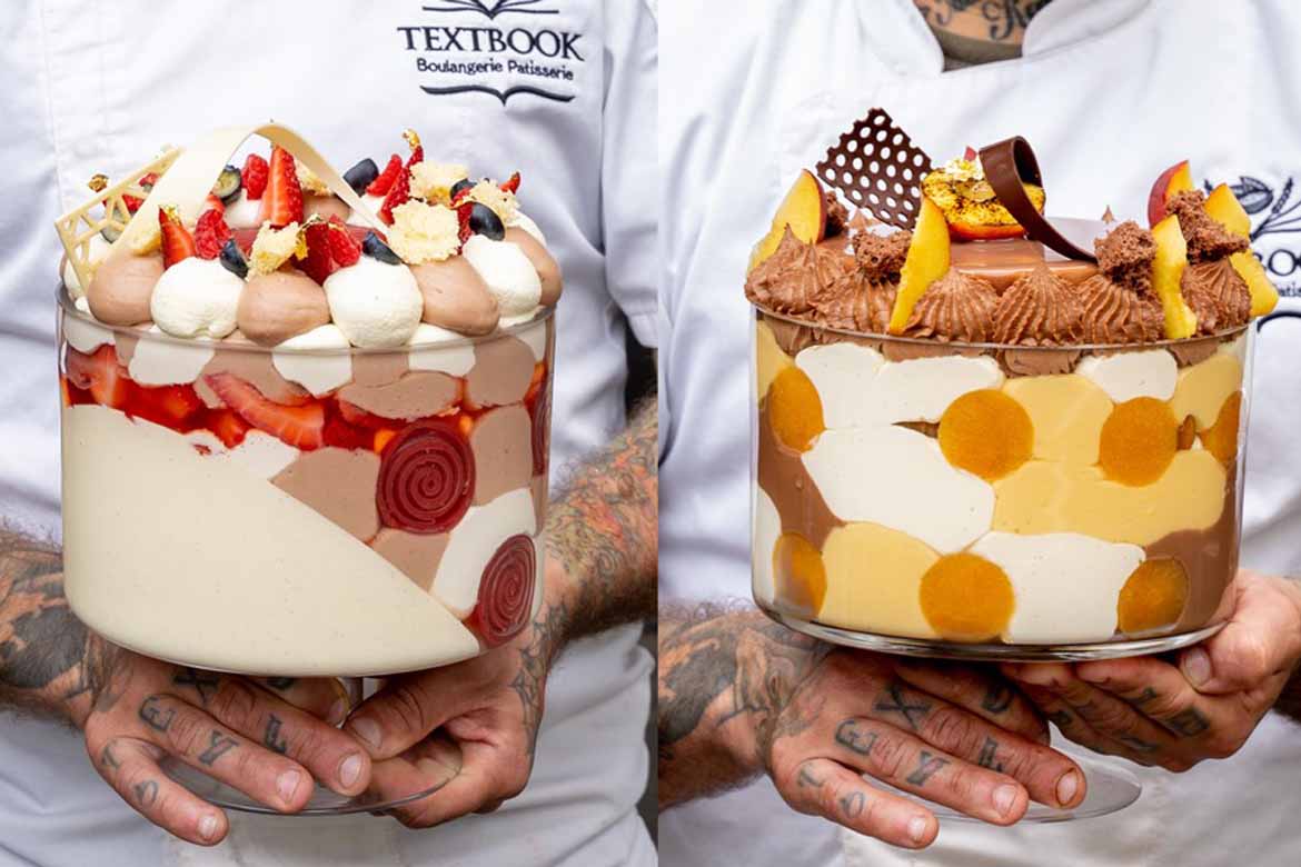 Textbook Patisserie launches Christmas trifles