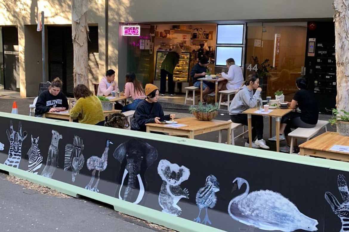 Sydney bakery benefits from street-side dining initiative