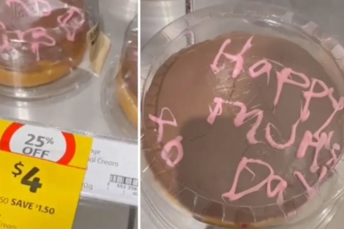 Coles Mother’s Day cakes go viral for the wrong reason