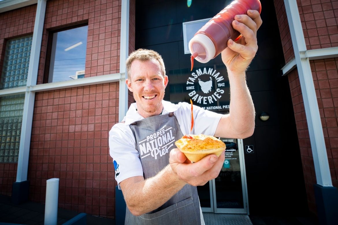 AFL star partners with iconic pie brand