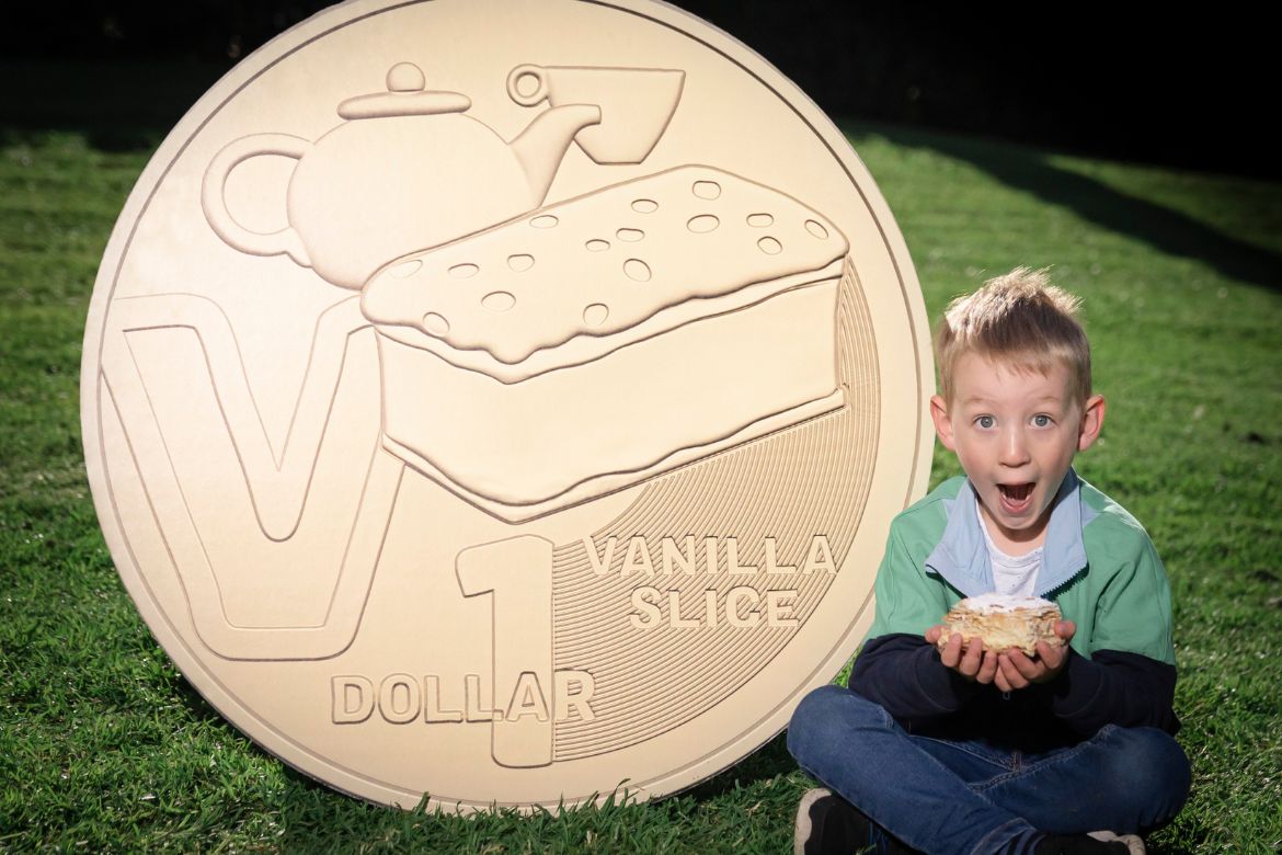 Australia Post celebrates vanilla slice and iconic chocolate