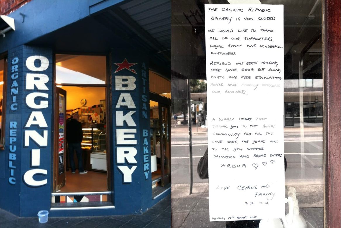 Sydney bakery 'finally overcome' by rising rents