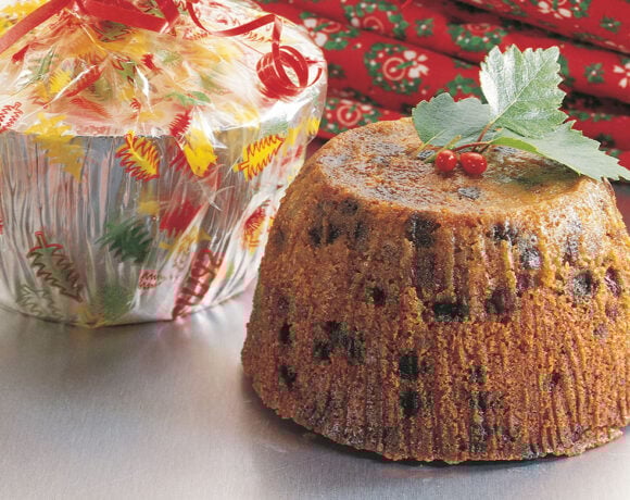 Delicious looking Christmas pudding