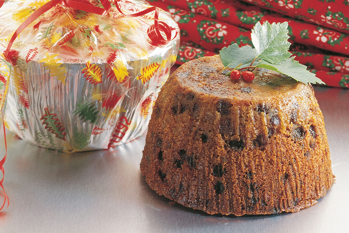 Delicious looking Christmas pudding