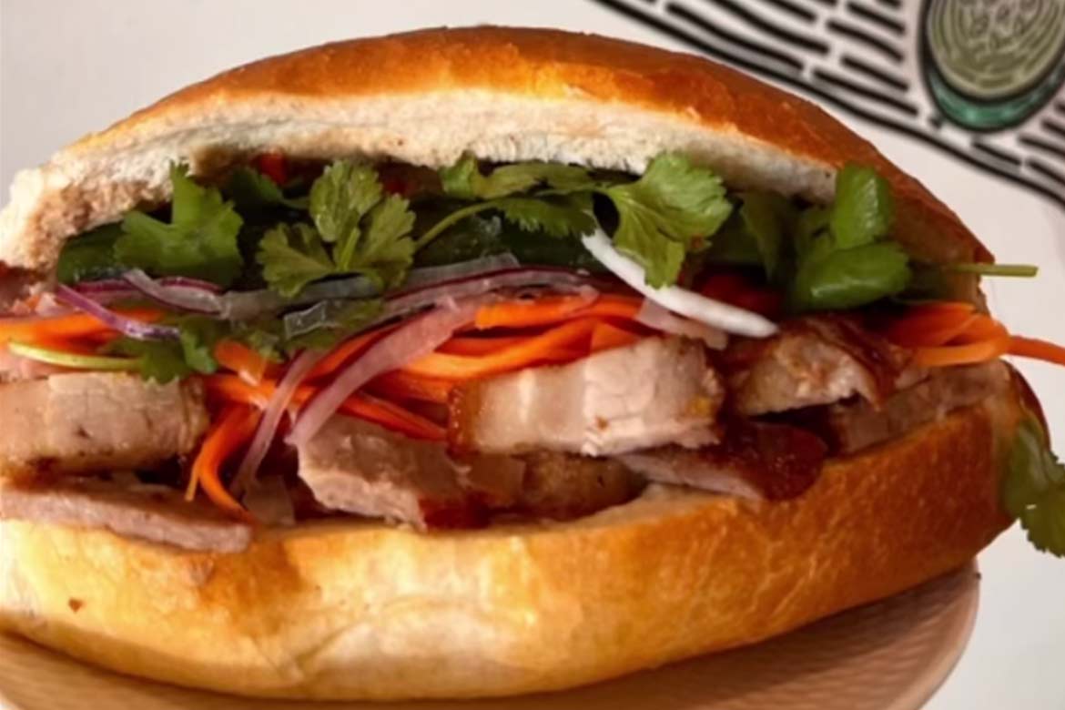 classic roast pork banh mi (Snazzi Saigon)