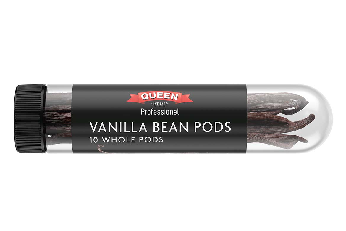 Queen vanilla bean pod