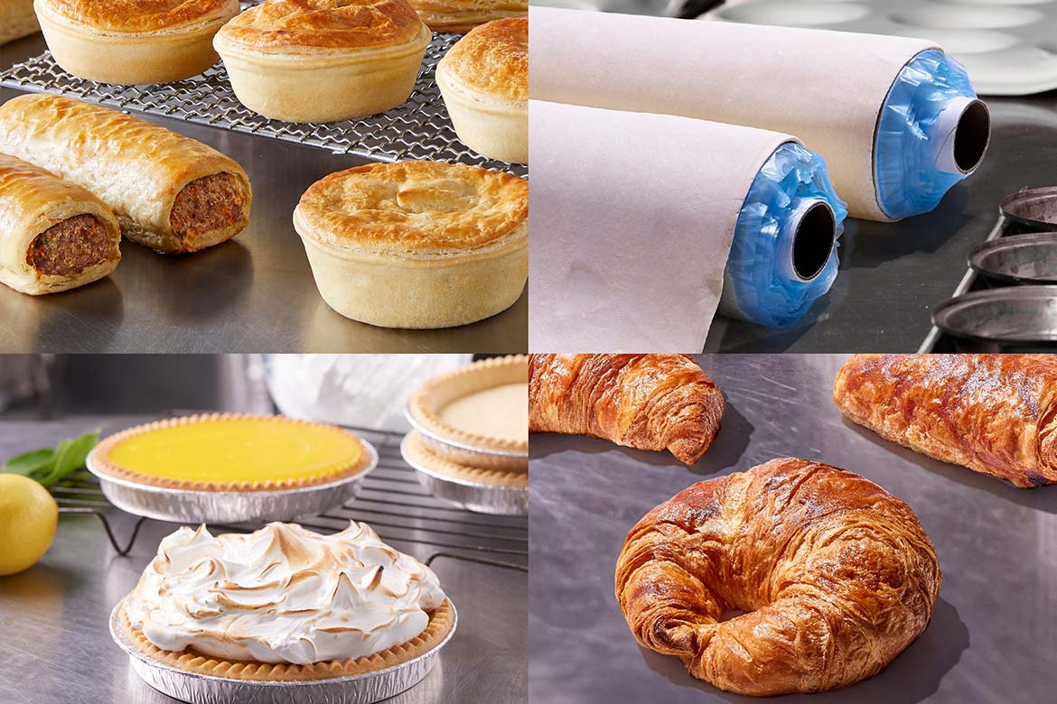 various TanGold and Peerless Foods pastry products