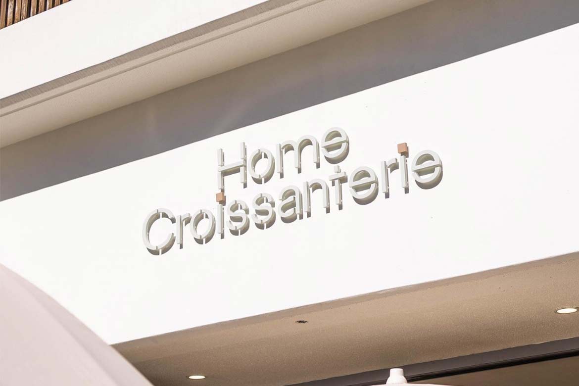 Home Croissanterie sign
