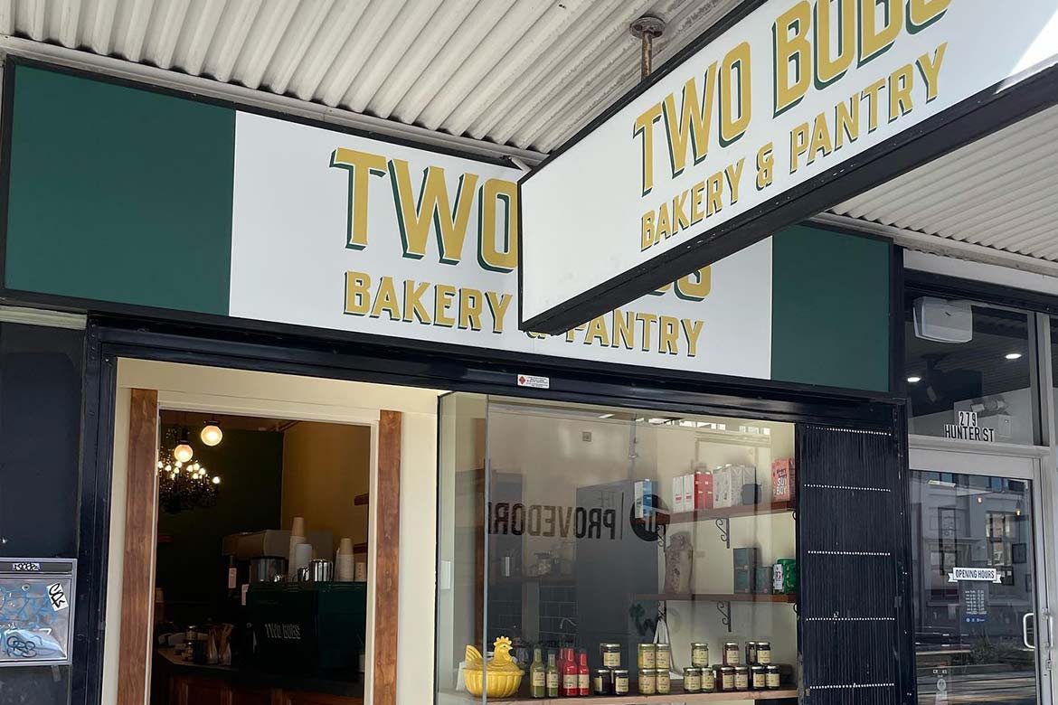 Two Bobs Bakery shopfront Newcastle