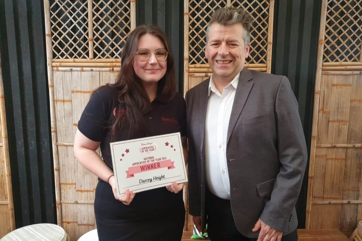 Darcey Height has been named as Bakers Delight apprentice of the year
