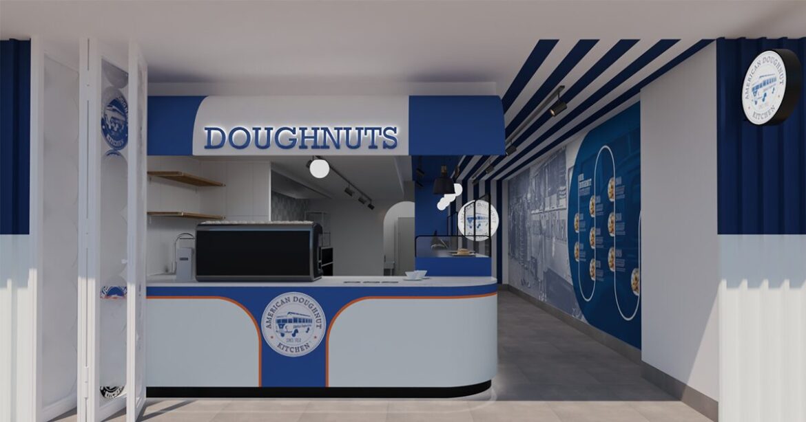 Digital render of the new American Doughnut Kitchen store in Prahran
