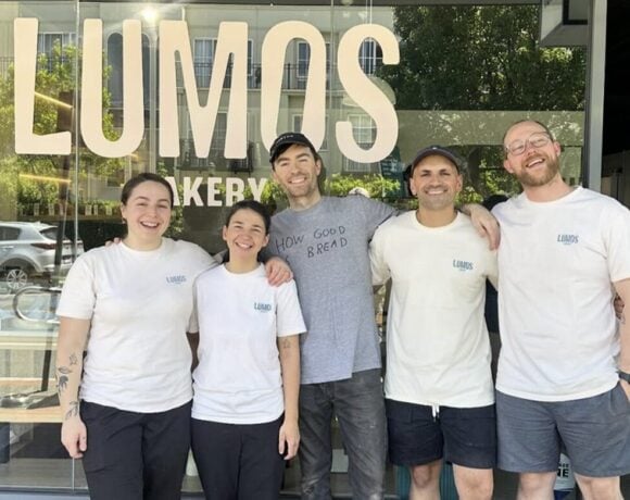 The team at Lumos Bakery and Yiayia Next Door