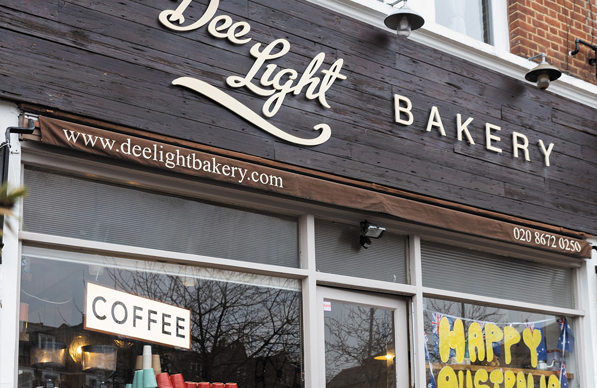 The exterior of Dee Light Bakery