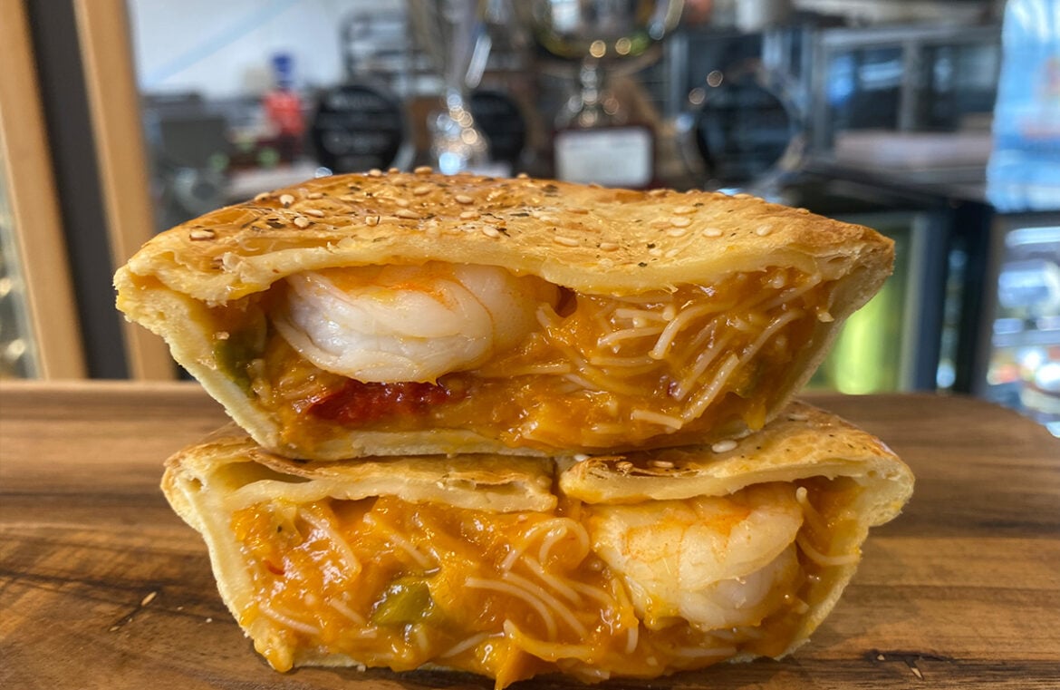 Rolling Pin Pies & Cakes award-winning prawn laksa pie