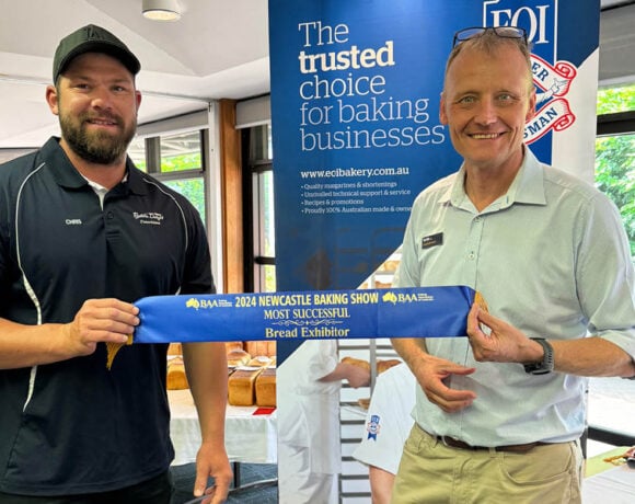 2024 Newcastle Baking Show winner Chris Matthews from Bakers Delight Lake Macquarie