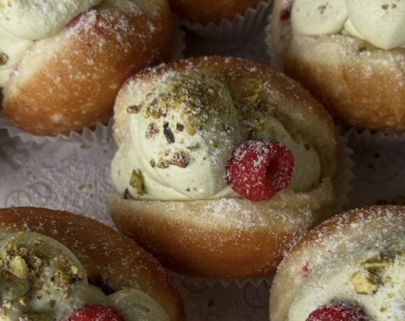 A selection of doughnuts from the Bake-It Bakery.