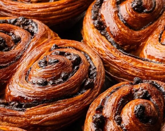 Shadow Baking's crunchy chocolate croissants