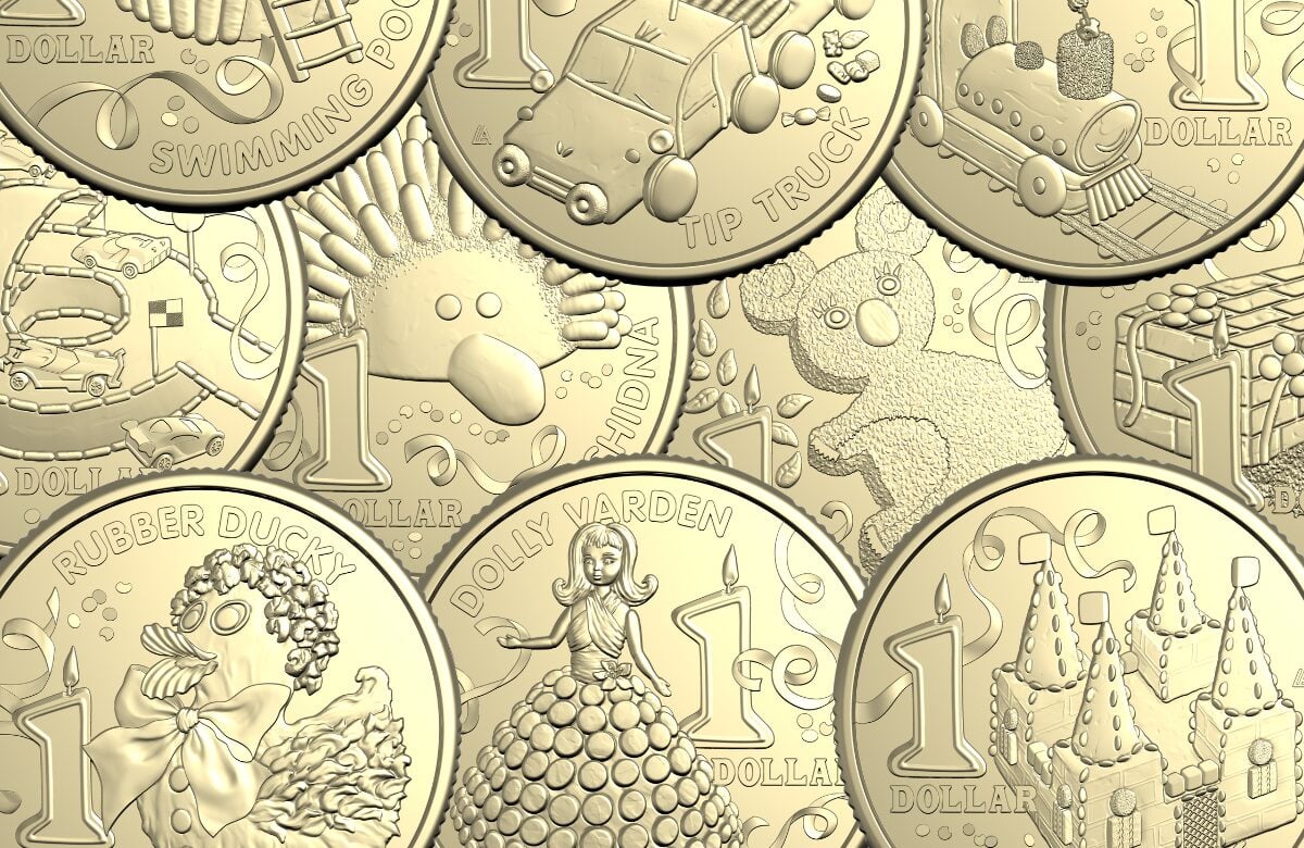 Collectable coins honour Birthday Cake Book - Baking Business