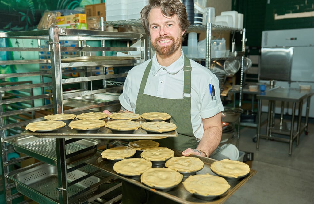 Richard Overbye at work