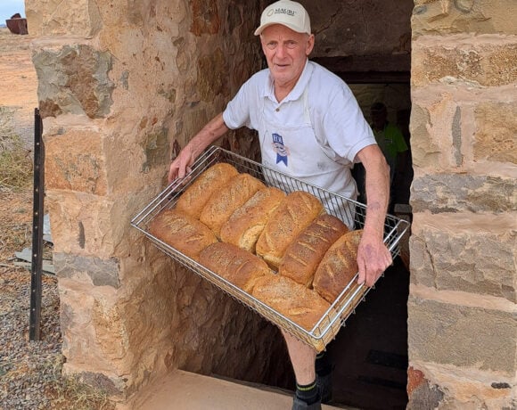 Kerry Storer is one of the volunteers at Farina Bakery