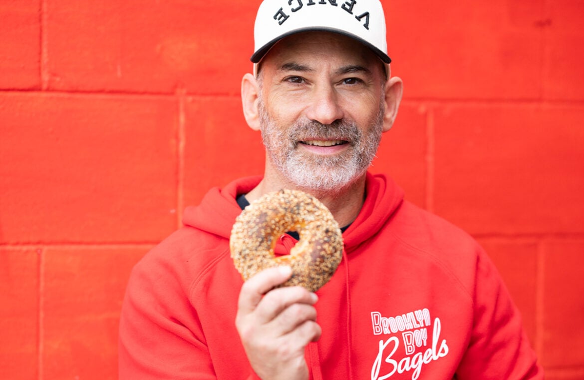 Michael Shafran is the brains behind Brooklyn Boy Bagels