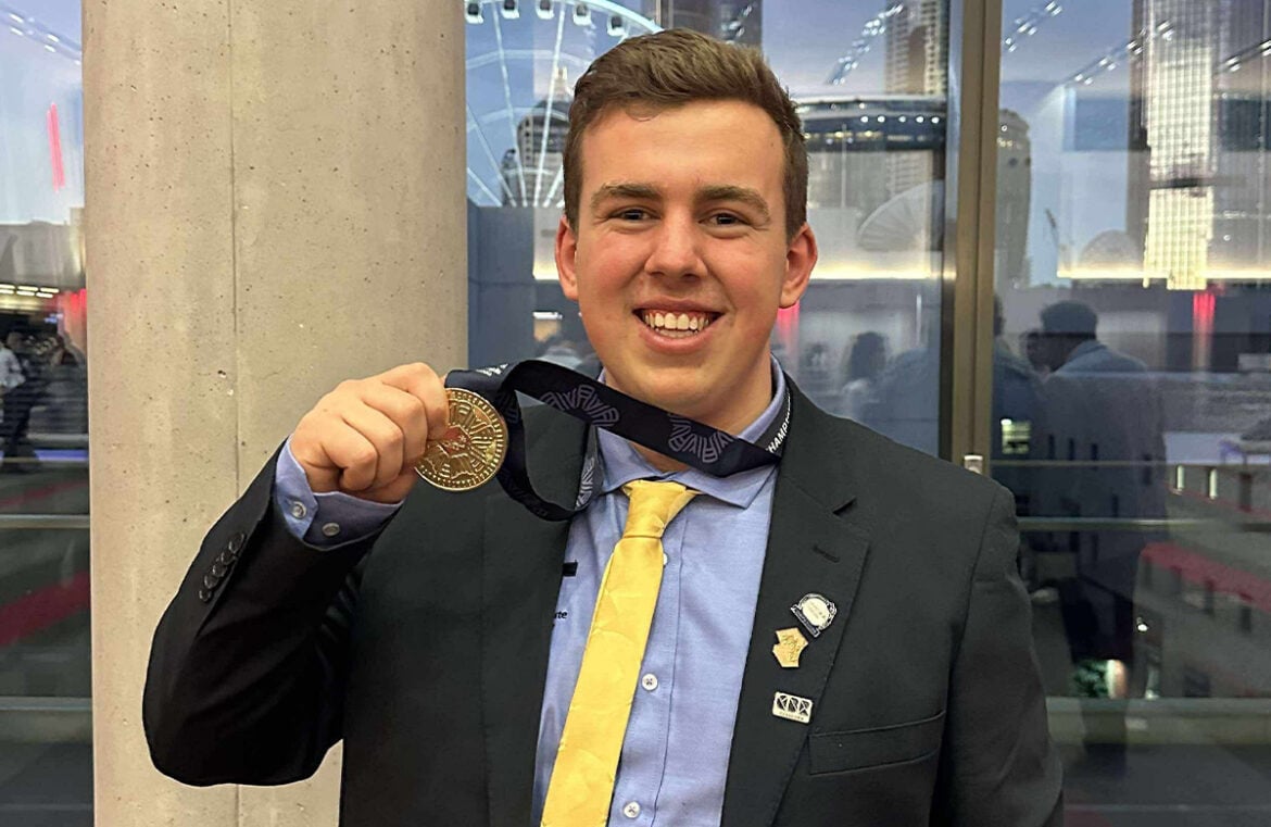 William Nickl claimed the WorldSkills Australia title for patisserie