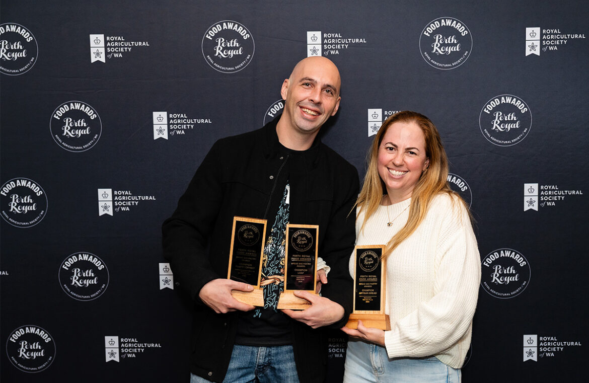 Arthur Bakery took home the Champion Loaf and Champion Artisan Bread trophies at the 2025 Perth Royal Food Awards