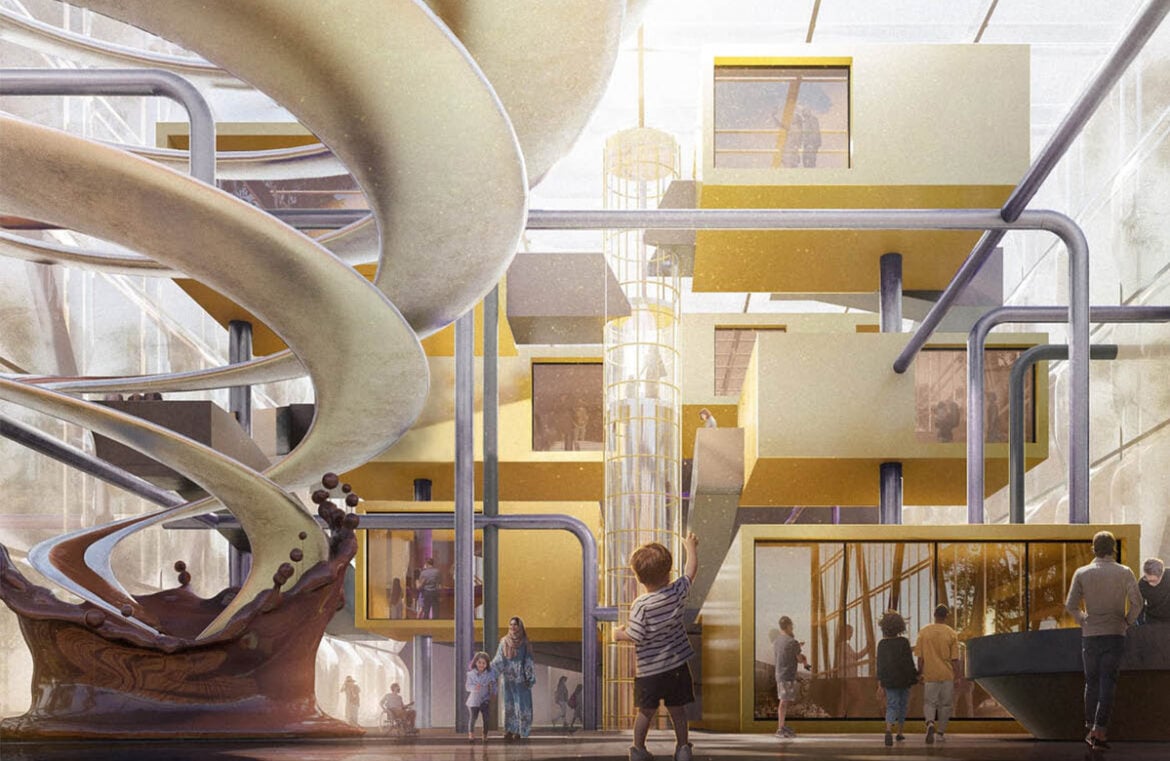 The chocolate experience as envisaged by Tasmanian premier Jeremy Rockliff