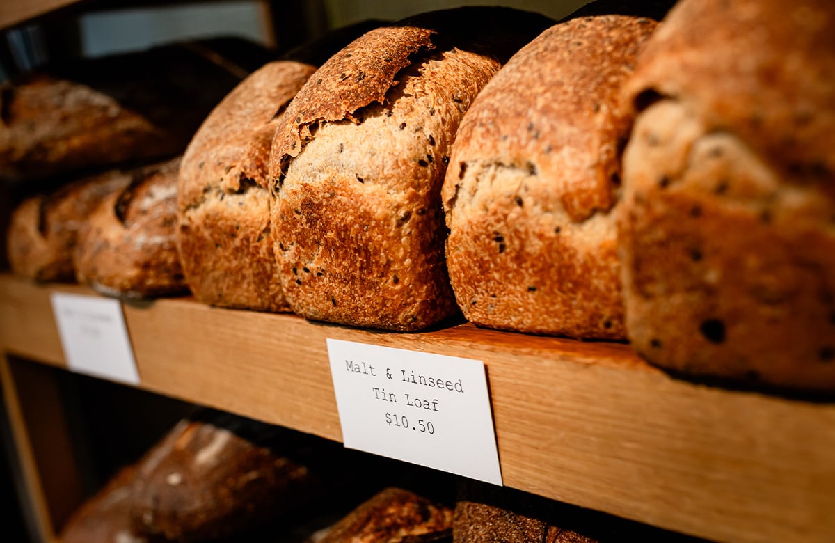 Bread is one of the bakery's staples