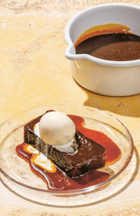 Prune sticky toffee pie p.175