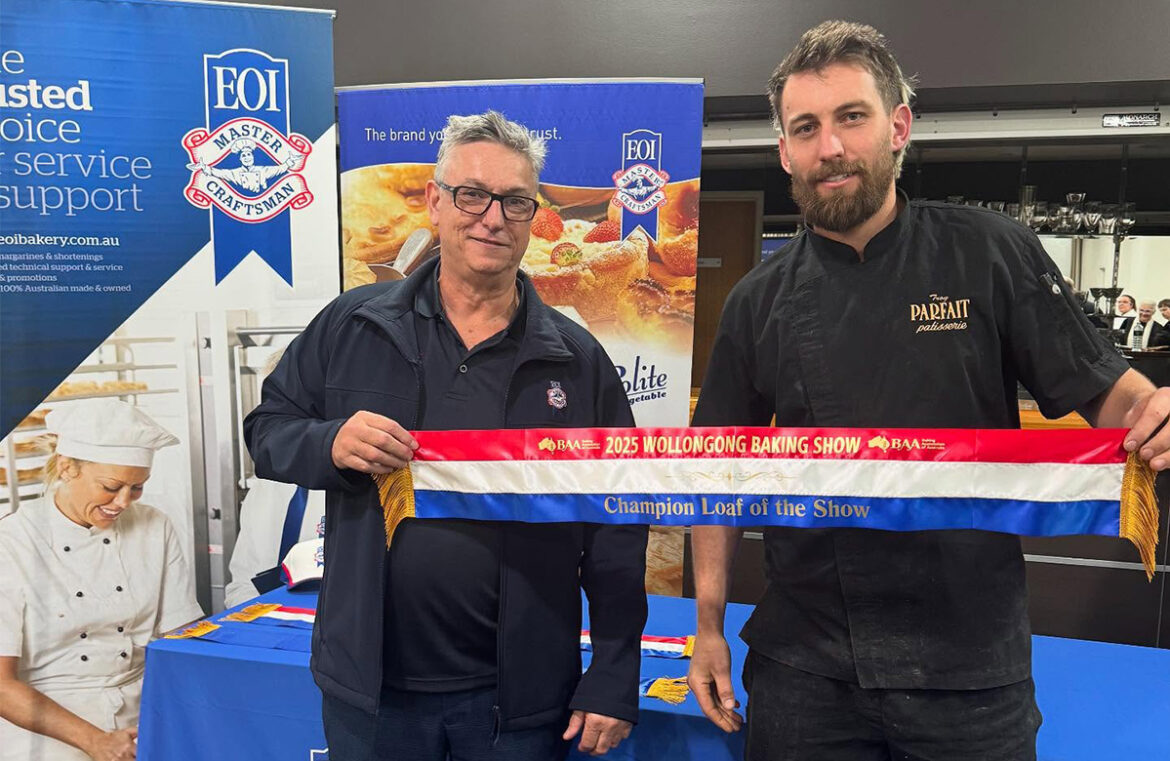 Parfait Patisserie took out the Champion Loaf of the Show at the Wollongong Baking Show