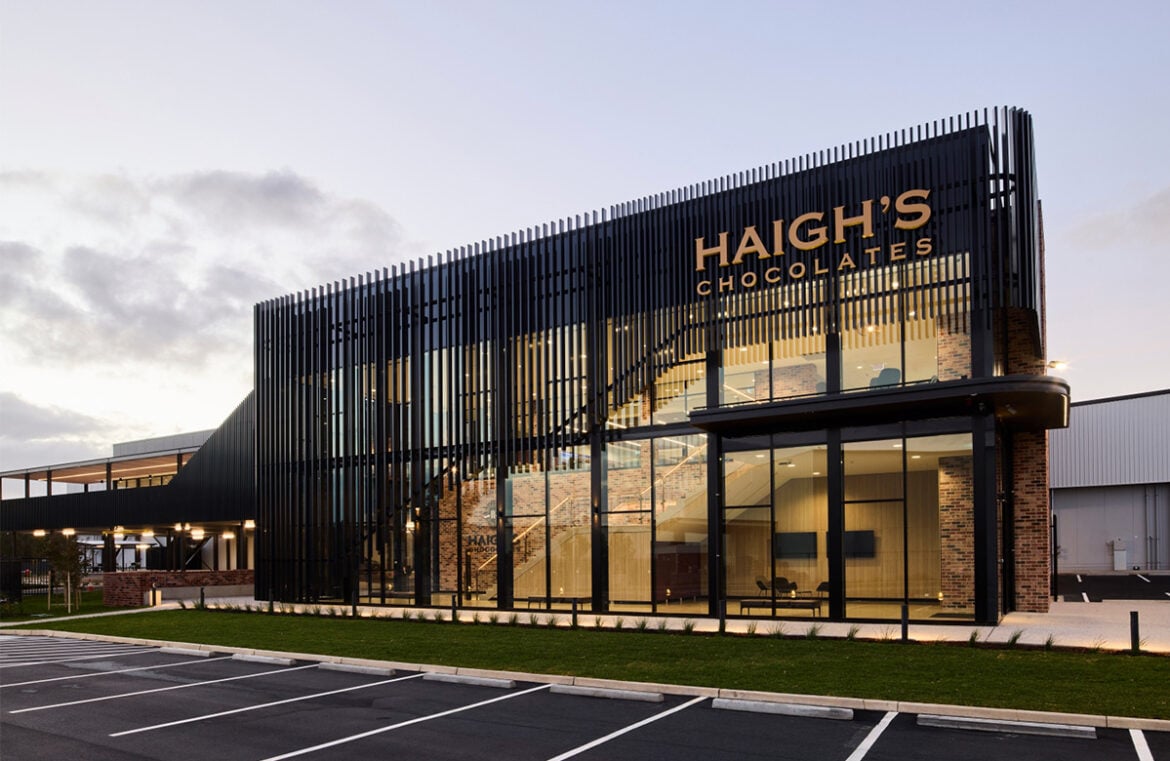 The new Haigh's Chocolate facility in Salisbury South