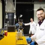 Edward Attenborough and Dr Leonie van ’t Hag are creating smarter bioplastics for packaging and medical films to cut down single-use waste