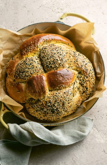 Sweet and salty sesame challah jpg