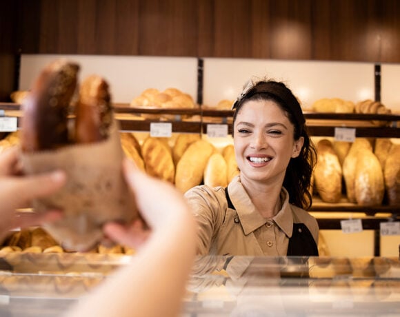 Research has shown personalised "under badges" worn by staff can help reduce customer abuse