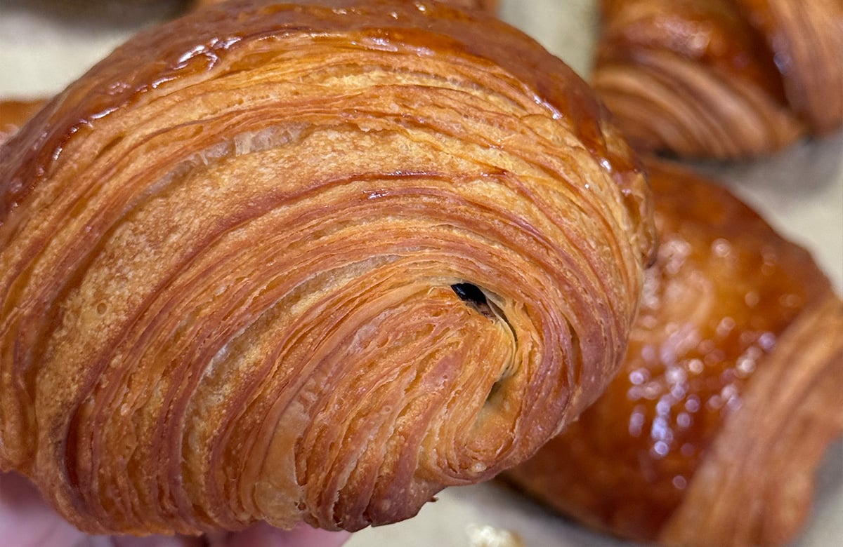 Maylee Howard shared some of her creations, including croissants