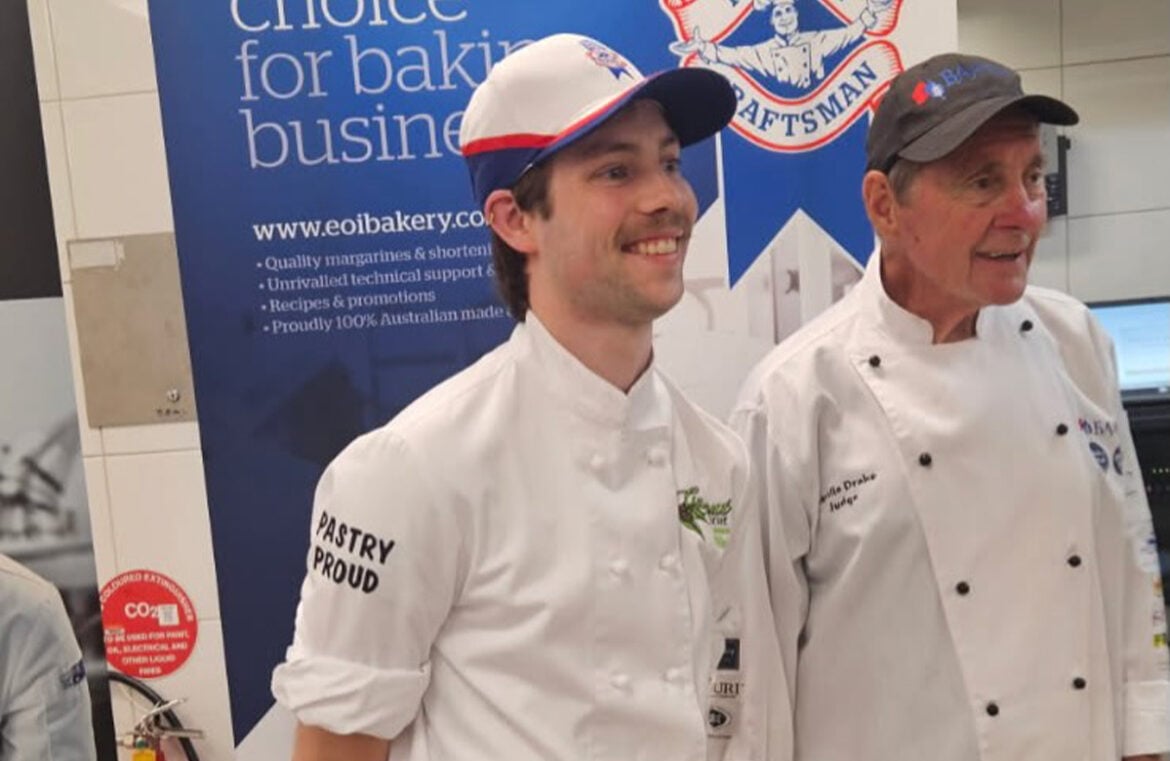 Griffin Lee from Gumnut Patisserie took out the NSW Excellence in Baking (pastry) title
