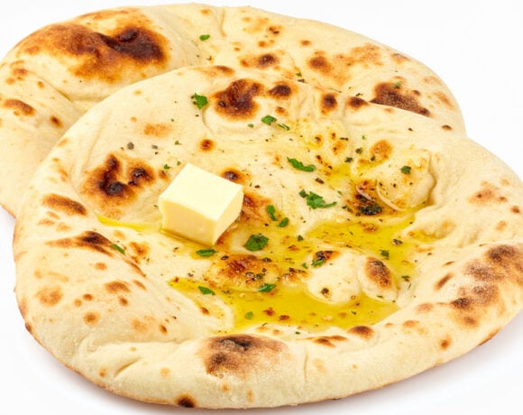Garlic butter naan has taken out the top spot in TasteAstlas' top 100 breads list