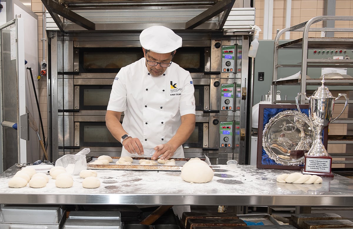 Ruwan at work at Kangan Institute