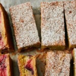 Plum and pistachio bars