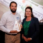 Ferrero Lithgow Plant managing director Chris Hinton and MP Trish Doyle