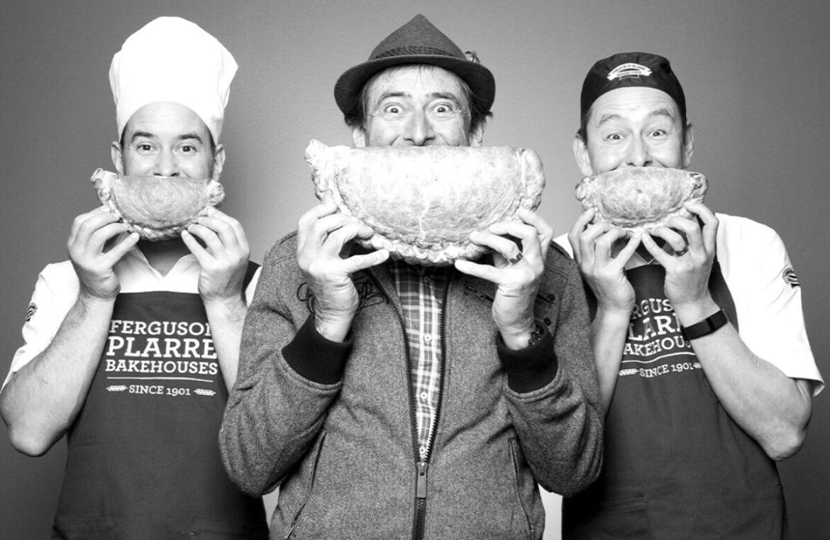 Ralph Plarre (centre) with his sons Steve and Mike. Ralph was awarded an OAM in January