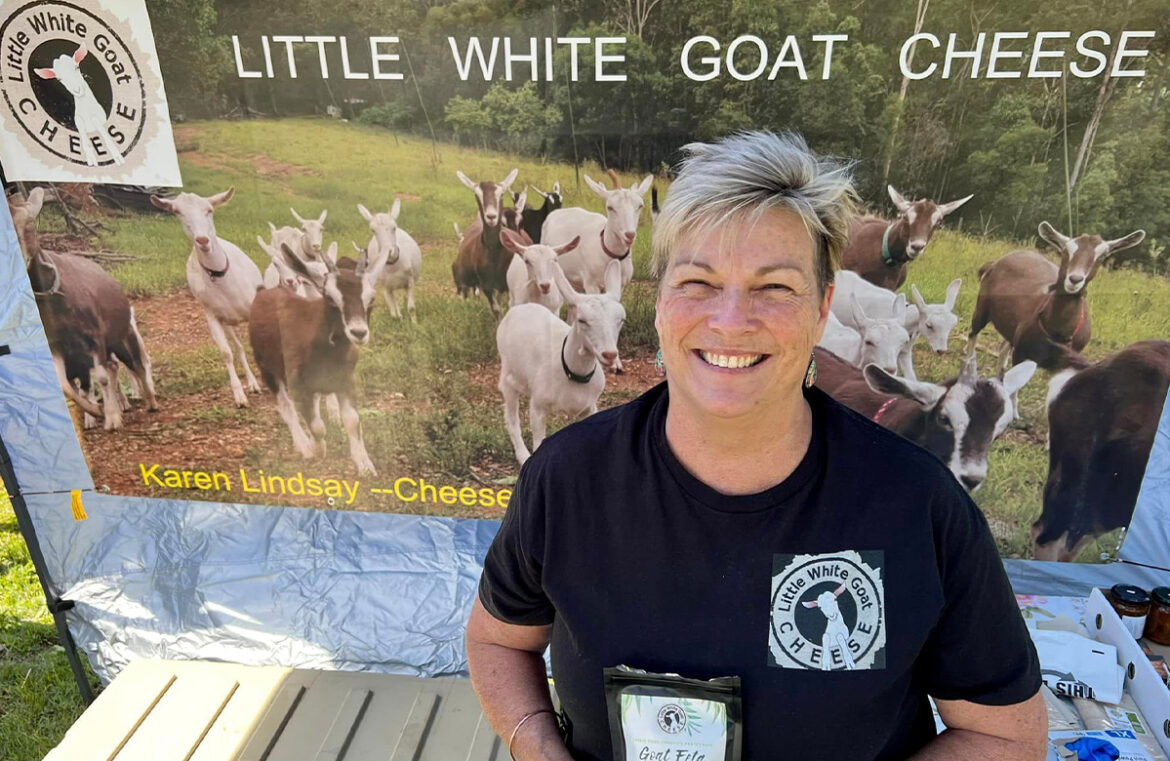 Karen Lindsay from Little White Goat Cheese