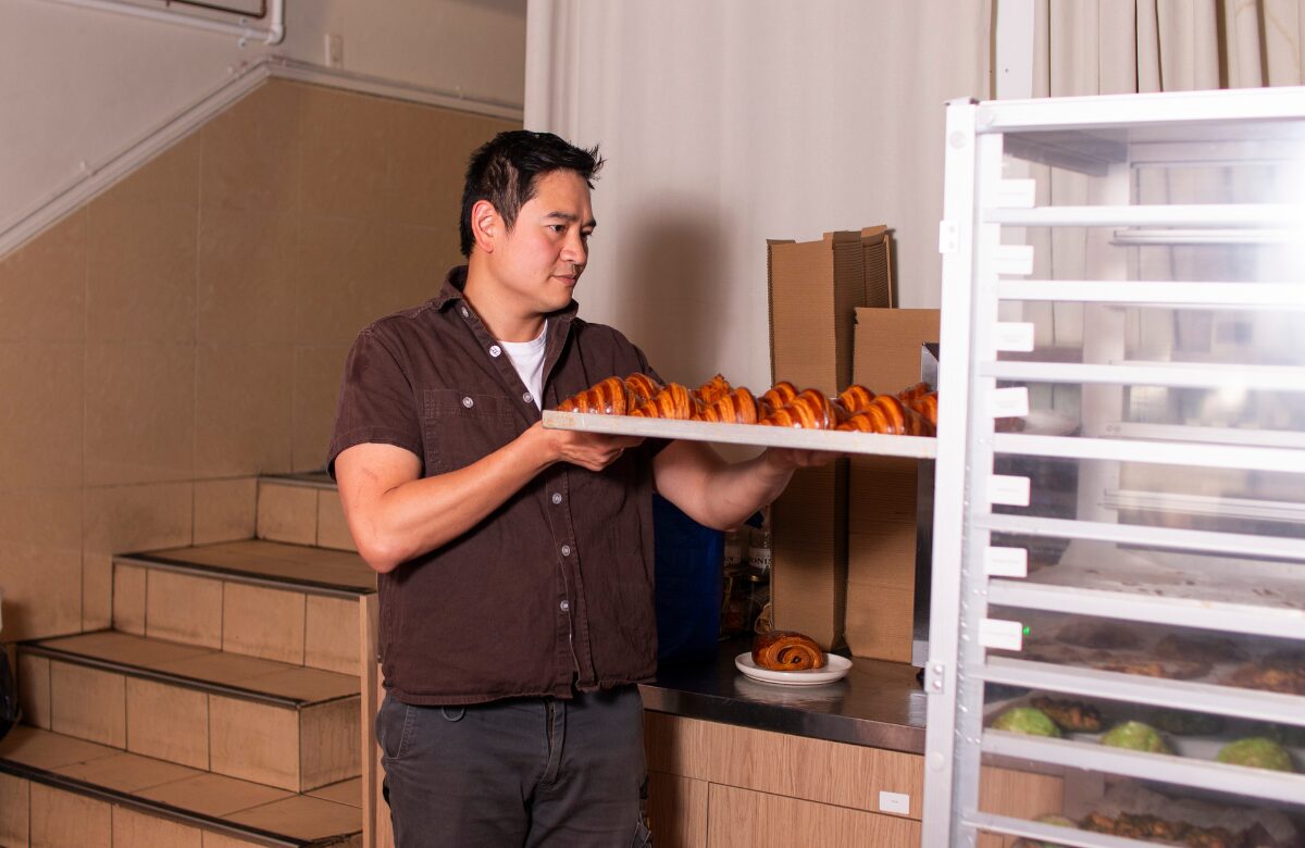 Hari working behind the scenes