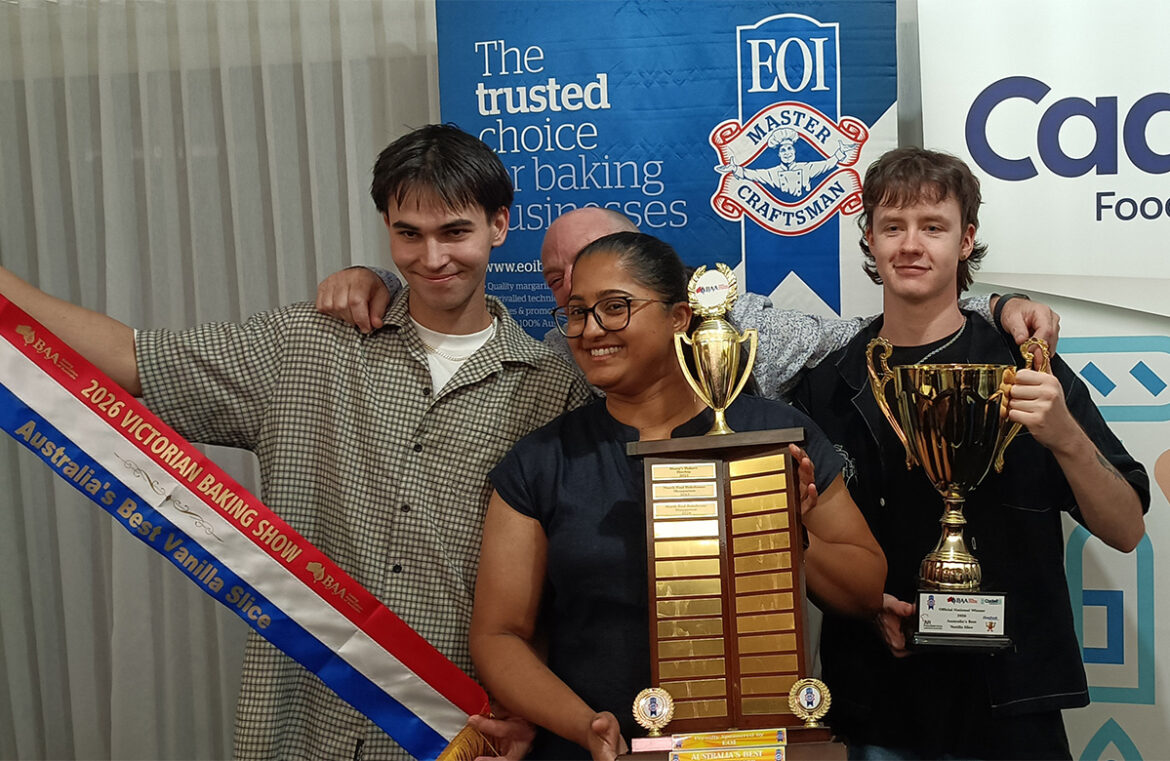 Hungie Fangs Artisan Bakery has won the 2026 Australia's Best Vanilla Slice title